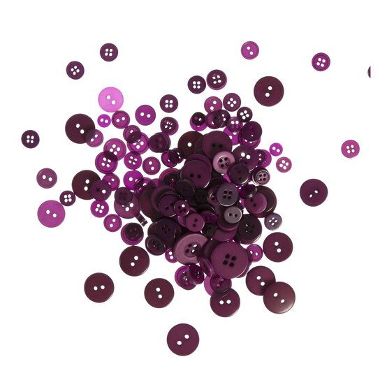 Purple Buttons Pack 50g