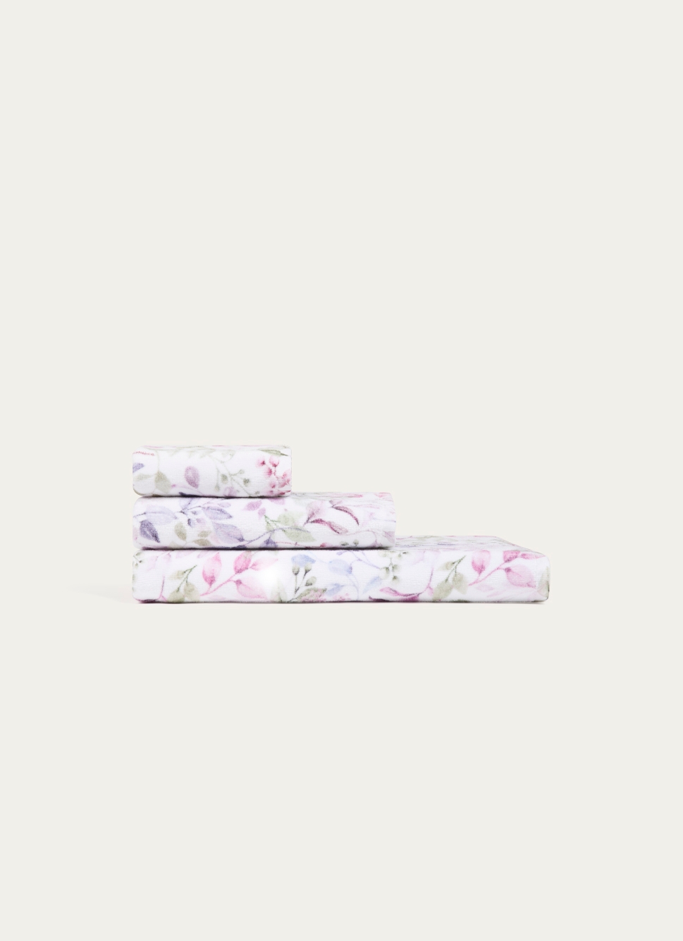 SERVIETTE INVITÉ EN VELOURS IMPRIMÉ MULTICOLORE