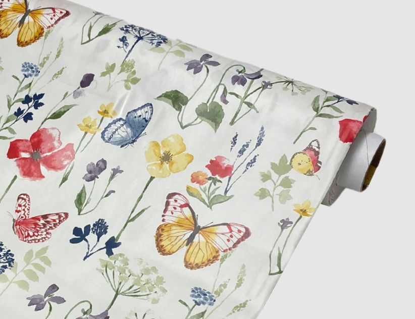 Wachstuch Schmetterling Bunt