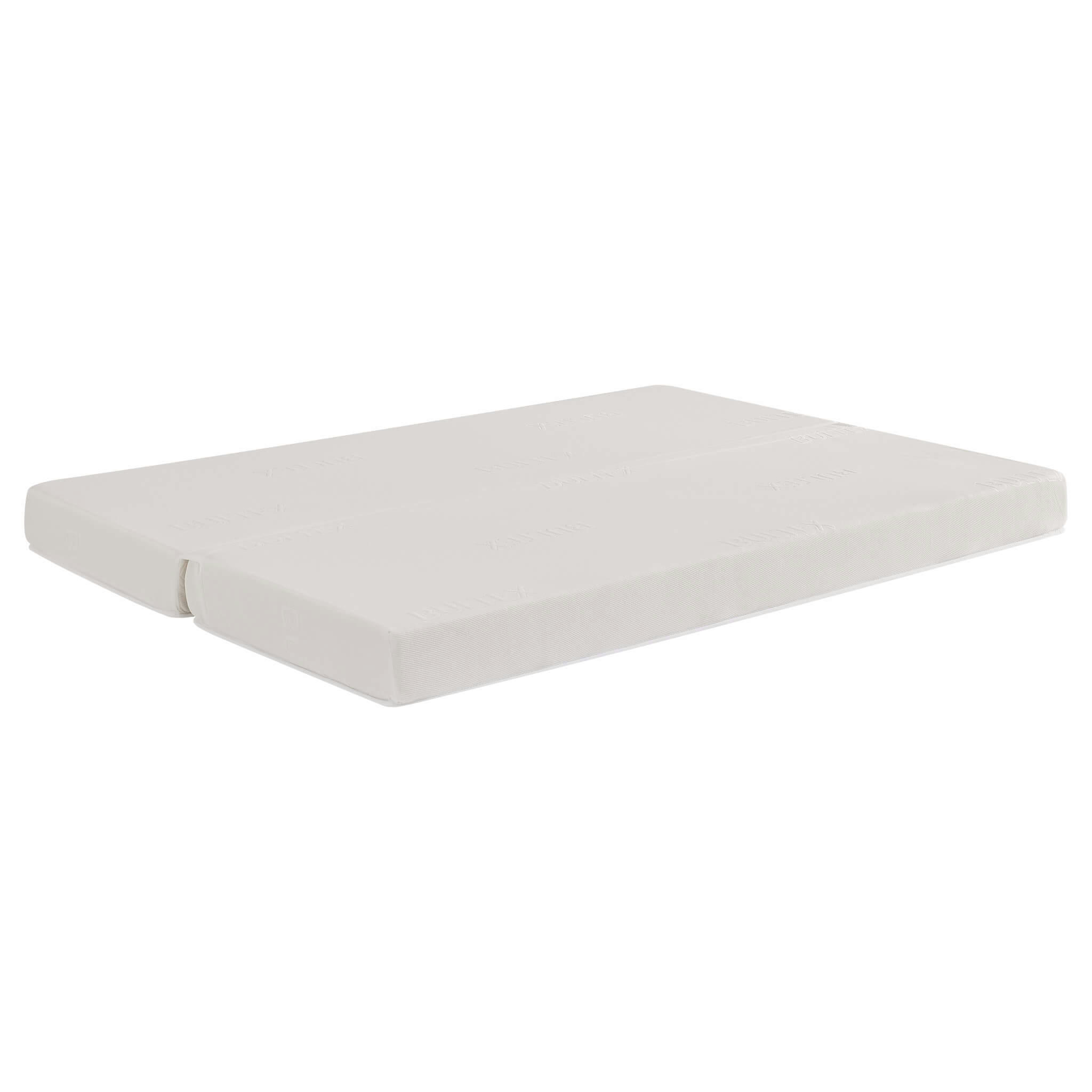 - Matelas mousse, spécial clic clac, 11,5 cm blanc 120x190