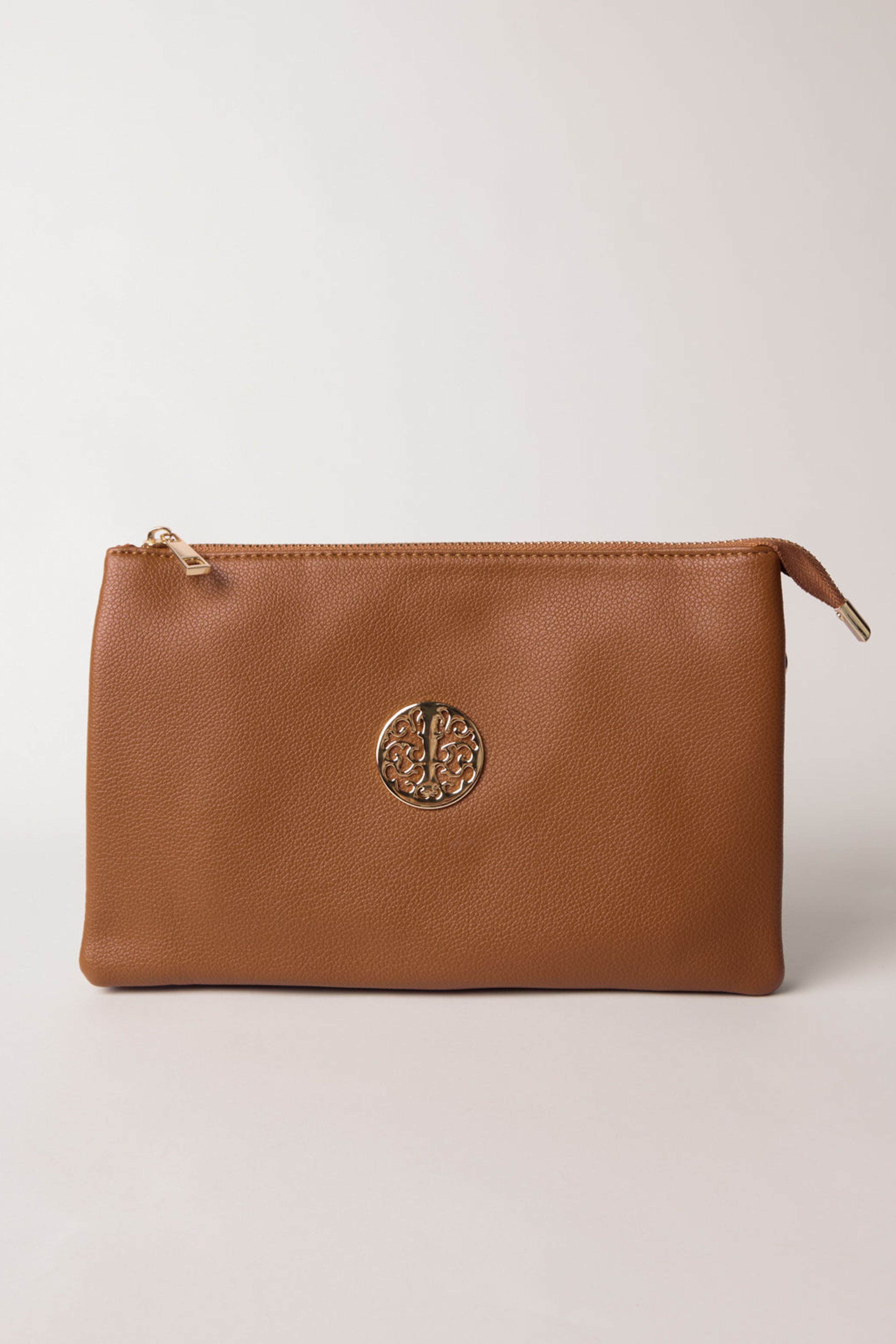 Blue Vanilla Clutch With Detachable Strap