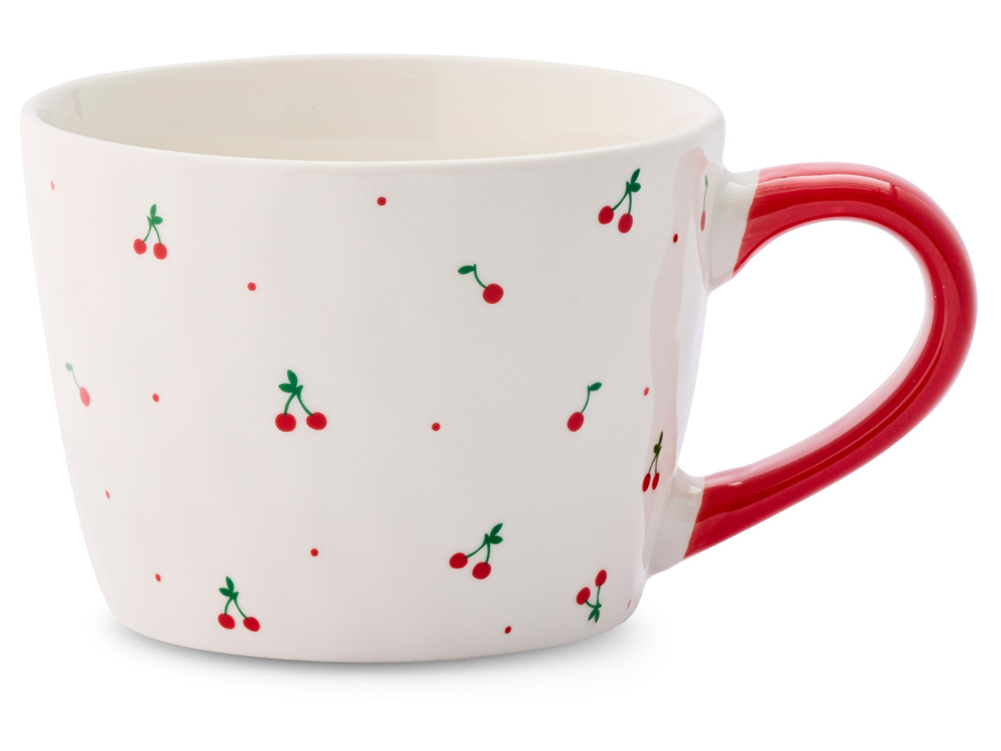 Kubek porcelanowy Tutti wiśnia 390 ml