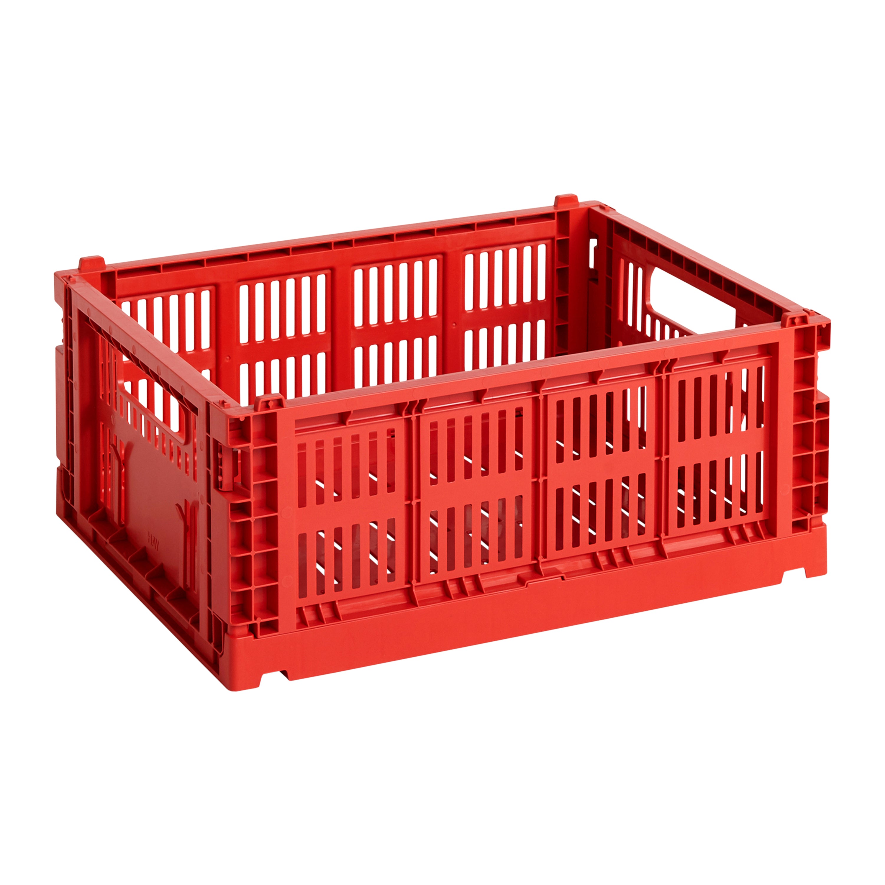 HAY Colour Crates Krat M - Rechthoekig - Rood