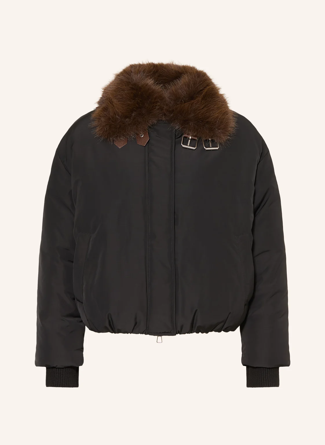 MRS & HUGS Jacke mit abnehmbarem Kunstfell
