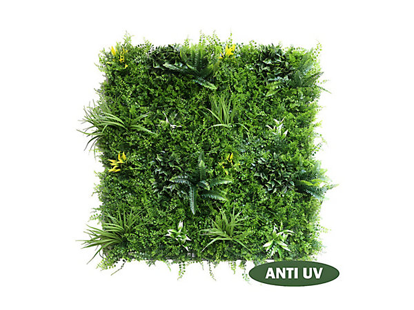 Mur végétal synthétique vert - pack de 1m² - NEWRY