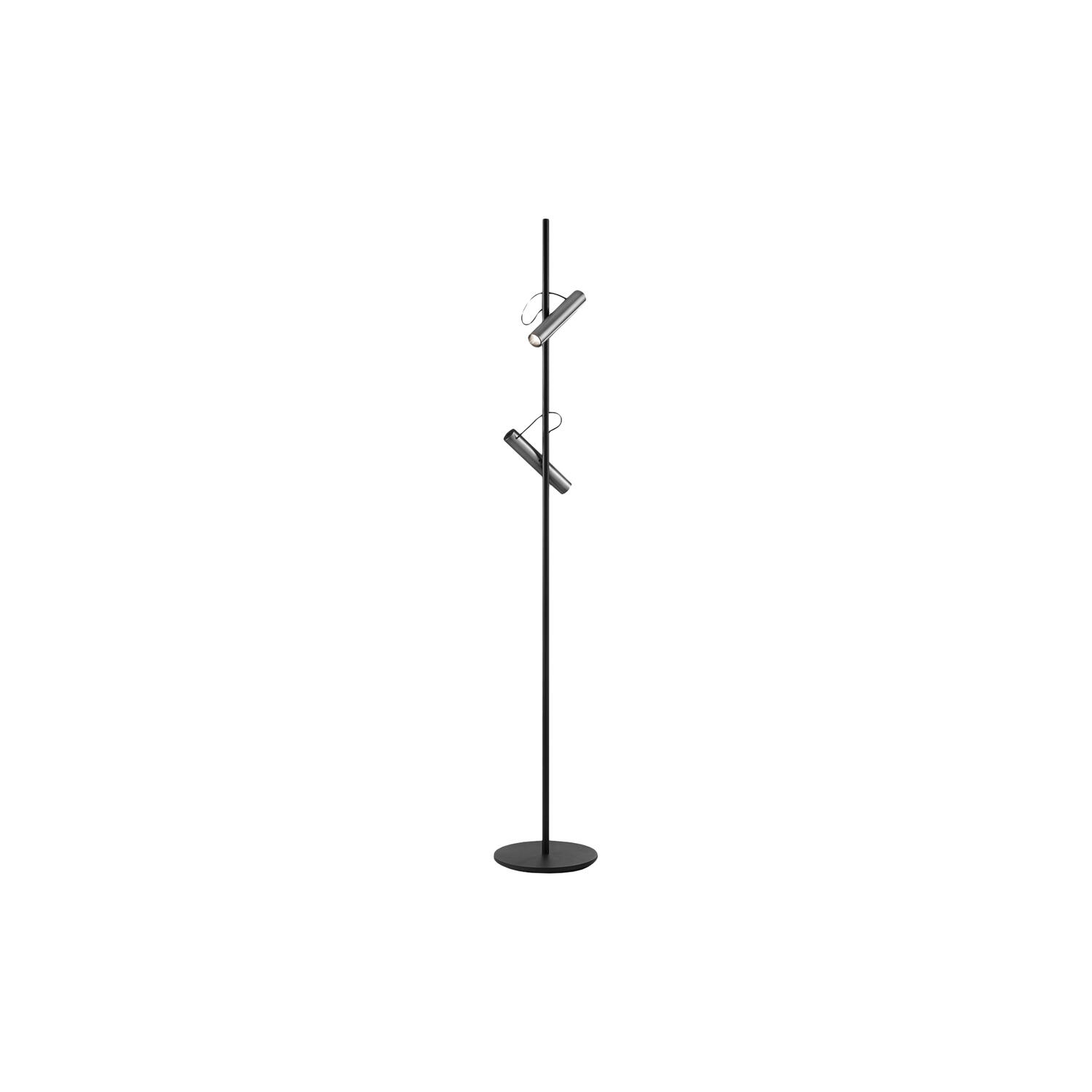 SPIRIT F1 gulvlampe, black/titanium