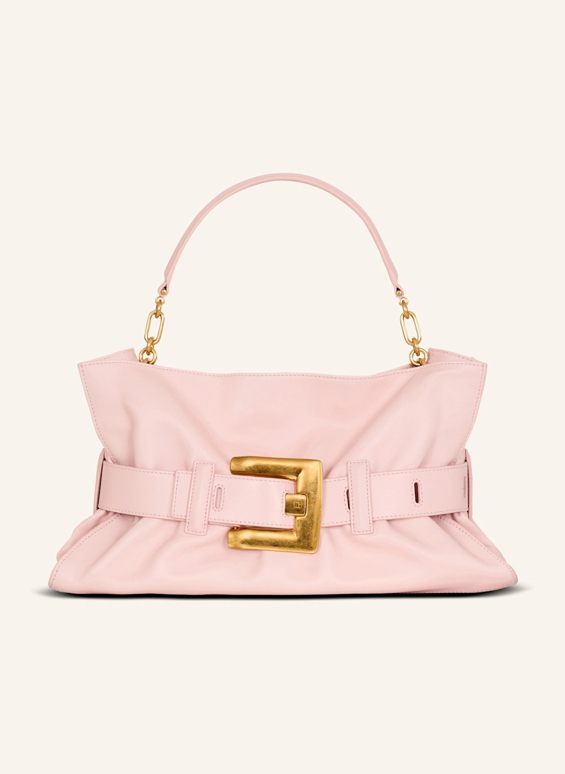 BALMAIN Mittelgroße Anthem Tasche aus Glattleder