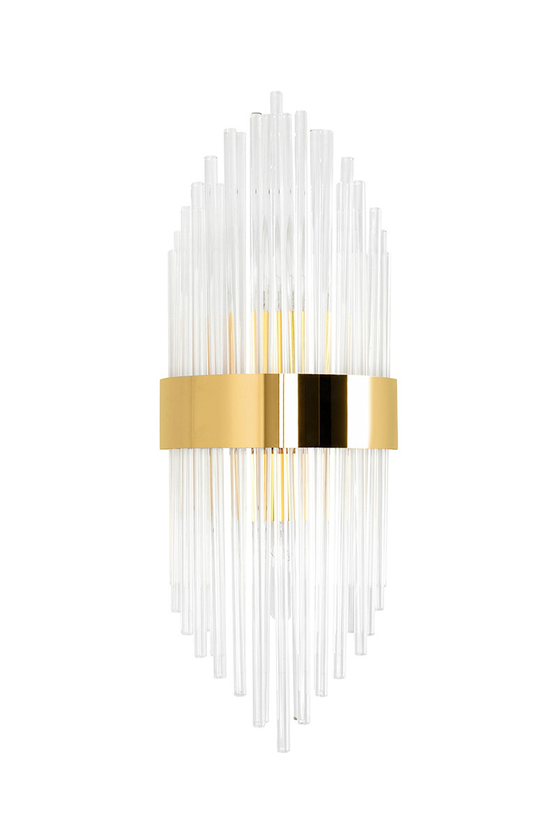 MOOSEE lampa ścienna FLORENS M złota