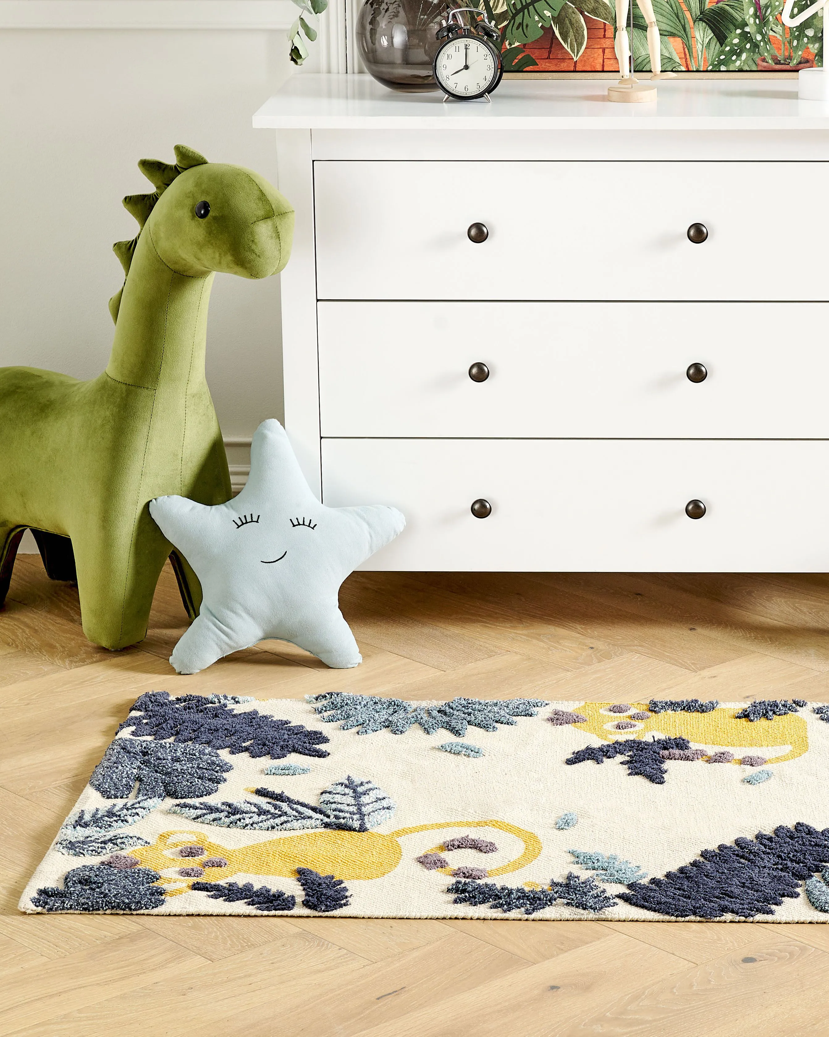 Kids Rug NAIBOS Multicolour 80 x 150 cm Cotton