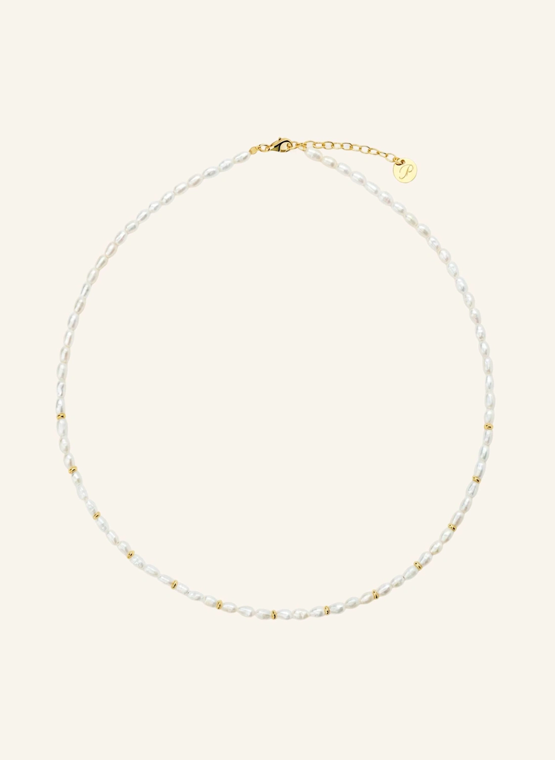 Pompidou Halsketten SERAPHINA PEARL by GLAMBOU