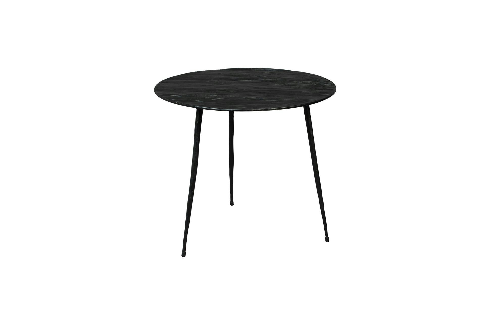 PEPPER - Table d'appoint 40cm en bois noir