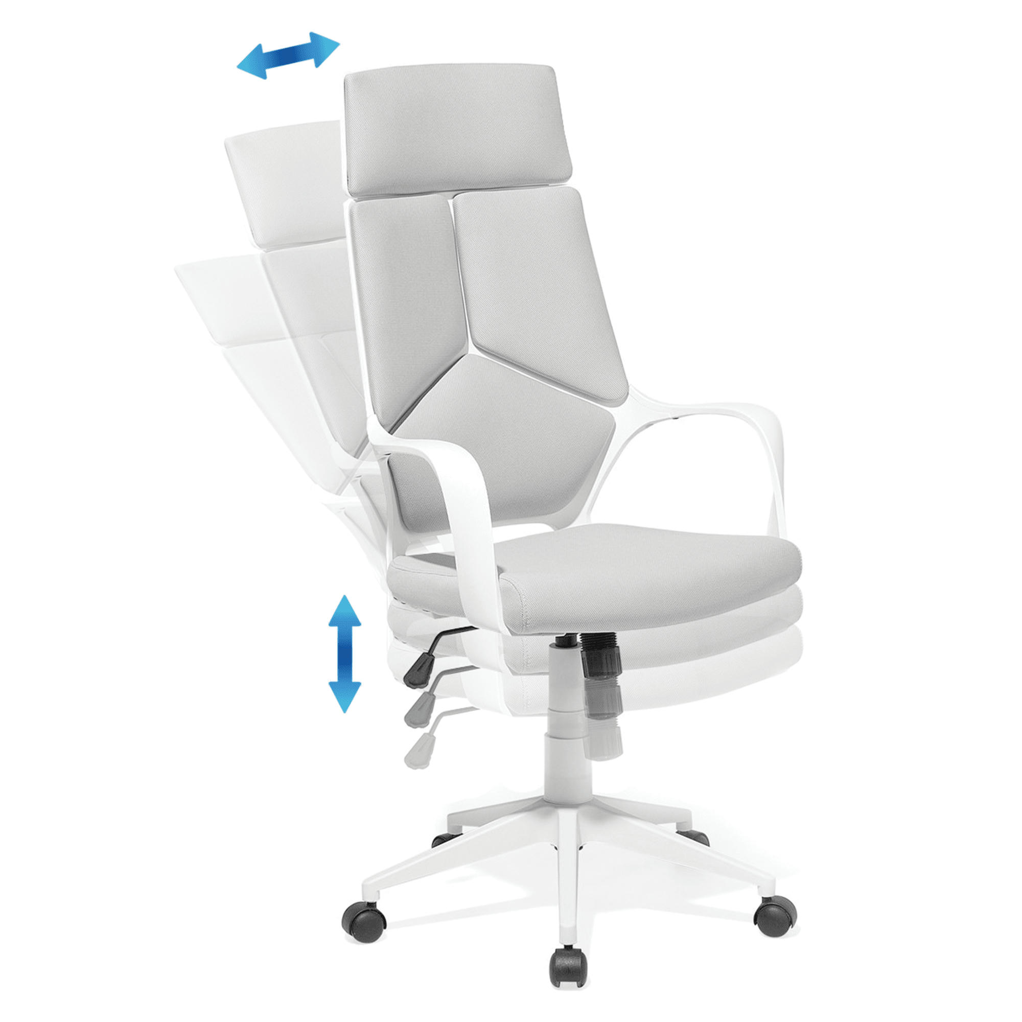 DELIGHT - Chaise de bureau blanche