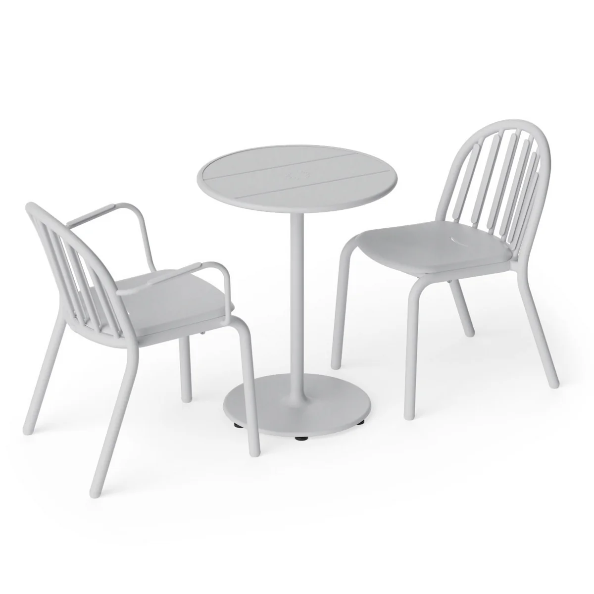 Fatboy - Fred's Outdoor Tisch Ø 60 cm   Stuhl (2er Set)