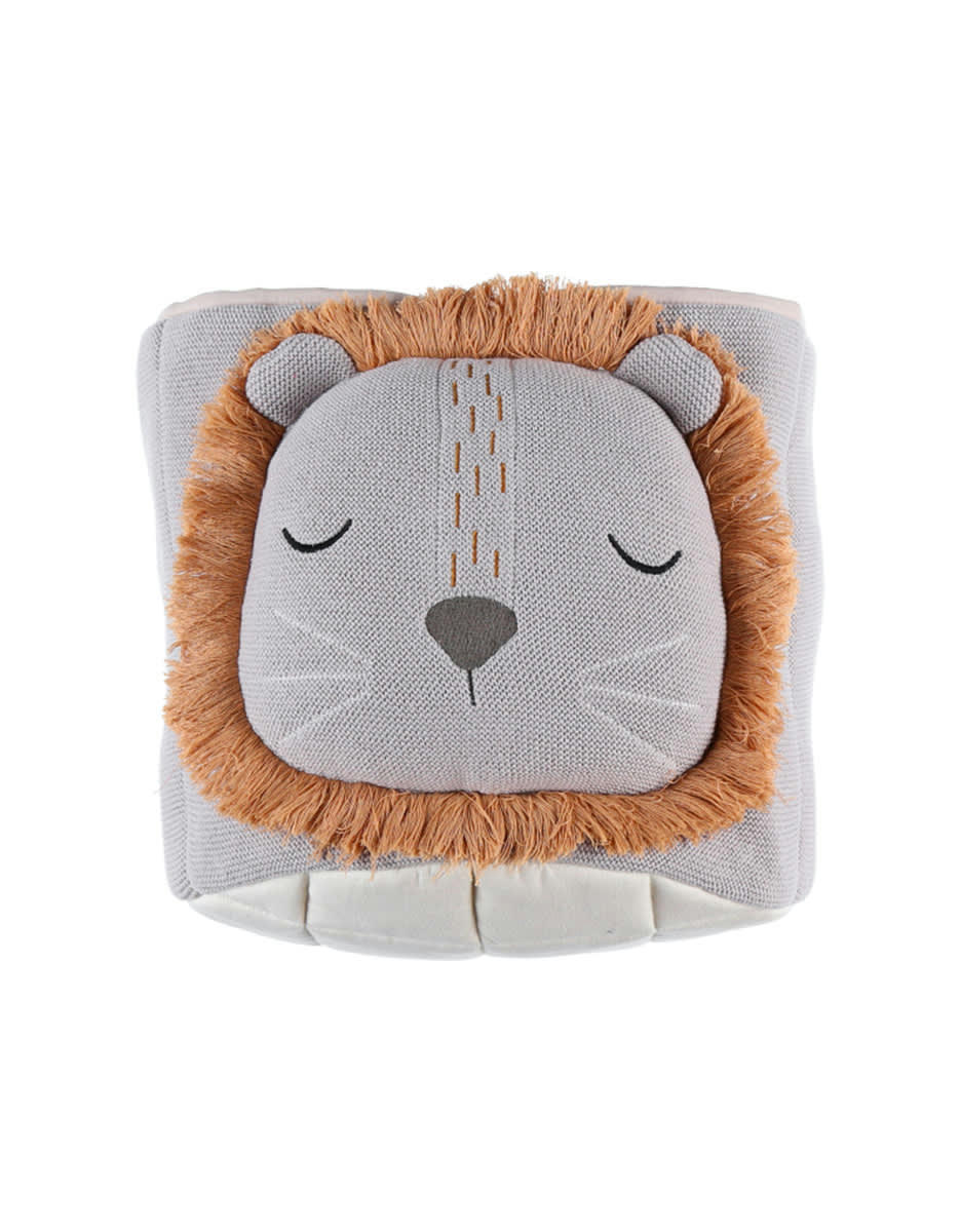 - Panier de rangement en tricot jacquard bio