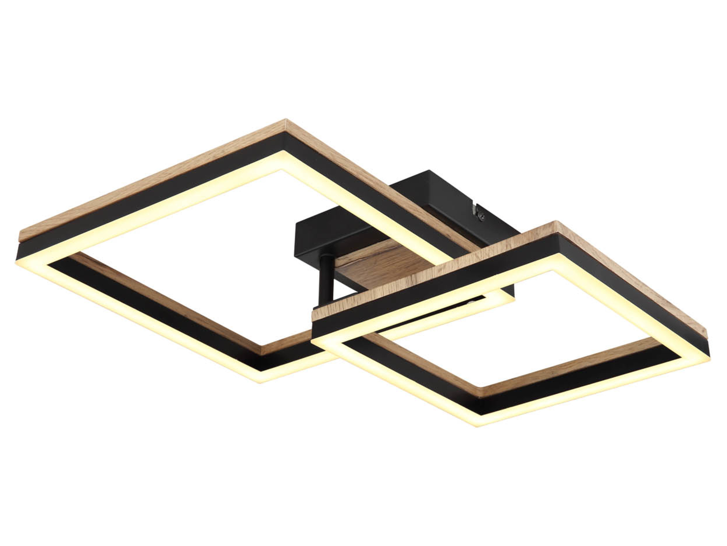 Lampa sufitowa Beatrix LED 2-punktowa metalowa czarna