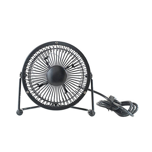 Mini ventilateur USB TX-401D-U noir ø10 cm, 4W