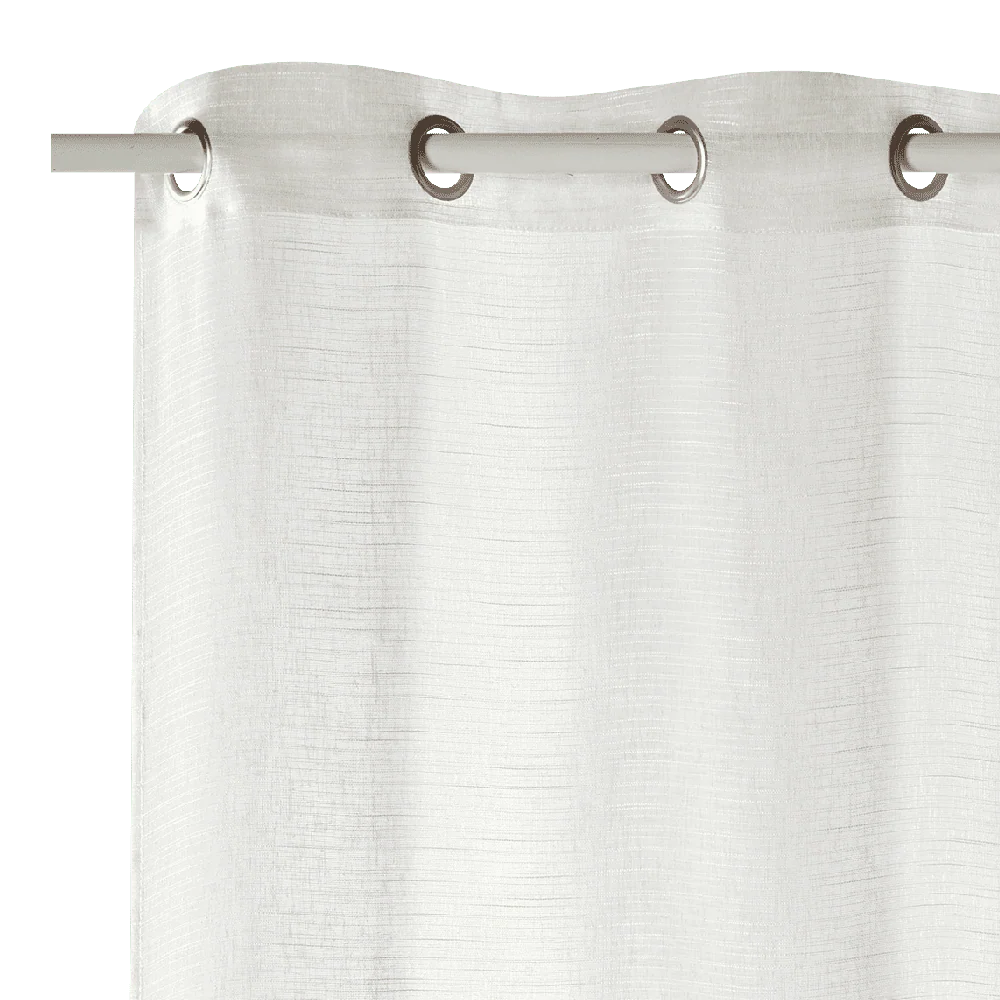 4MURS Voilage MANADE coloris ivoire 140 x 240 cm
