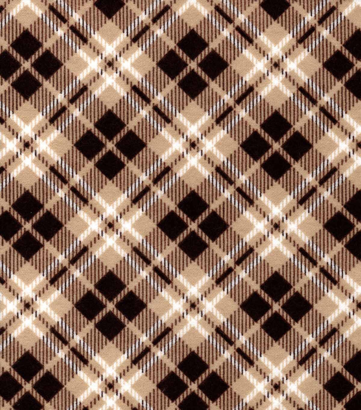 Diamond Plaid Super Snuggle Flannel Fabric