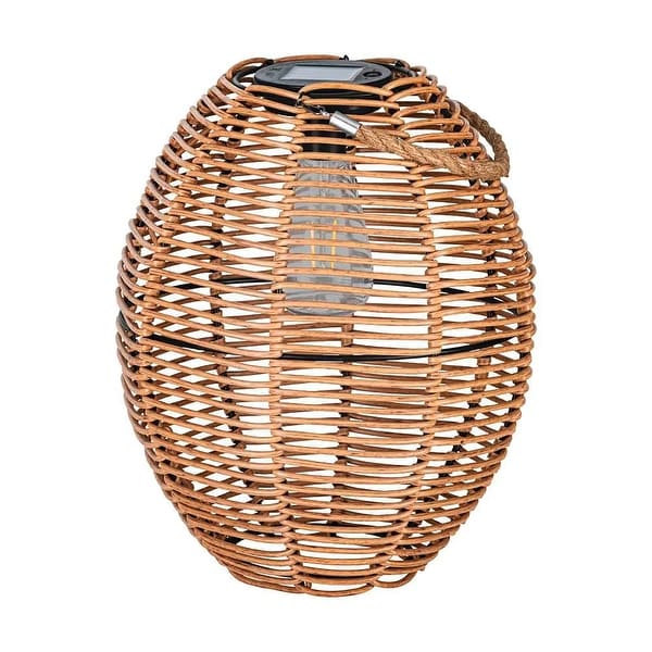 Solar - 2-Light Integrated LED Outdoor Table Lamp