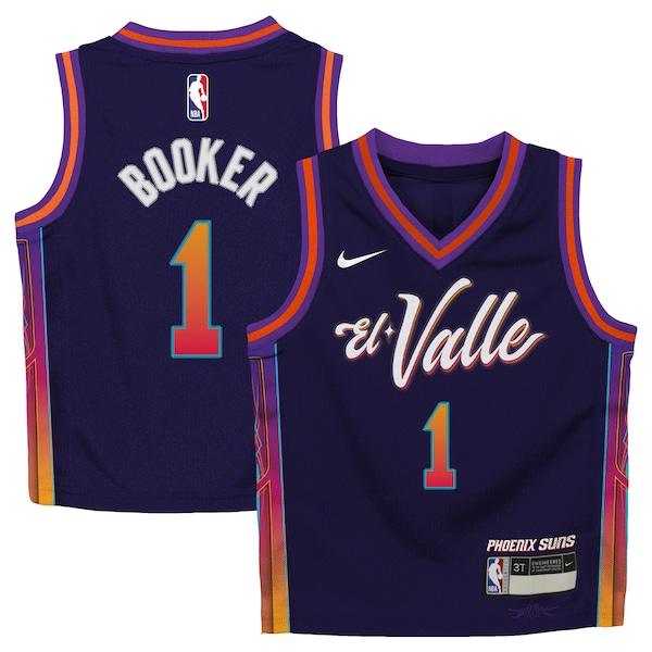 Devin Booker Phoenix Suns Nike Preschool  Swingman Replica Jersey - City Edition - Purple