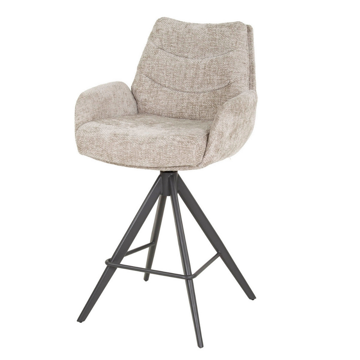 Fraaai - Zac barstoel lounge - rich zand