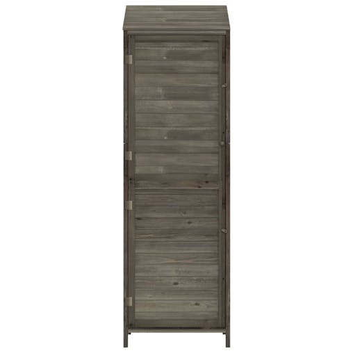 NNEVL Garden Shed Anthracite 55x52x174.5 cm Solid Wood Fir