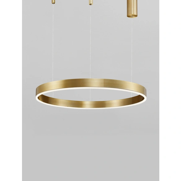 Pendelleuchte »Motif «, LED, 40 W, Höhe: 200 cm, messingfarben/goldfarben