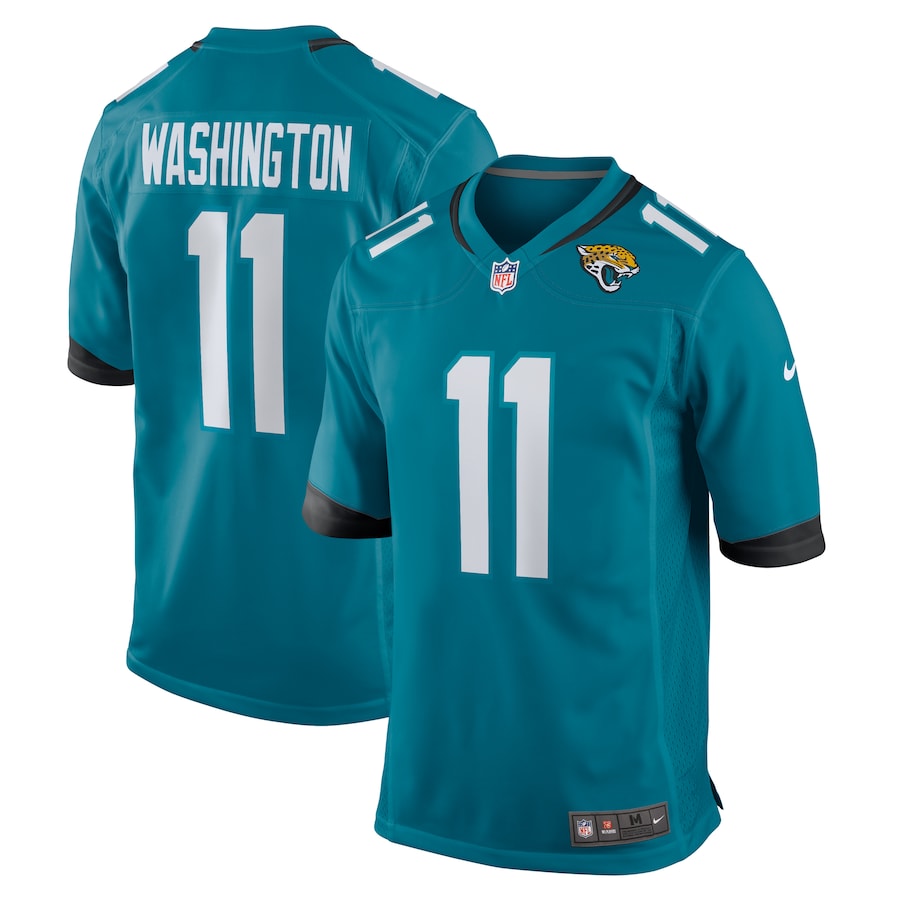 Parker Washington Jacksonville Jaguars Nike Team Game Jersey -  Teal