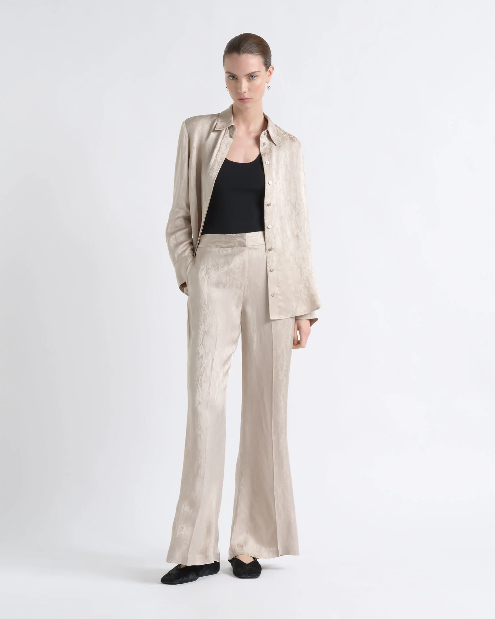 Relaxed Fit Jacquard Shirt