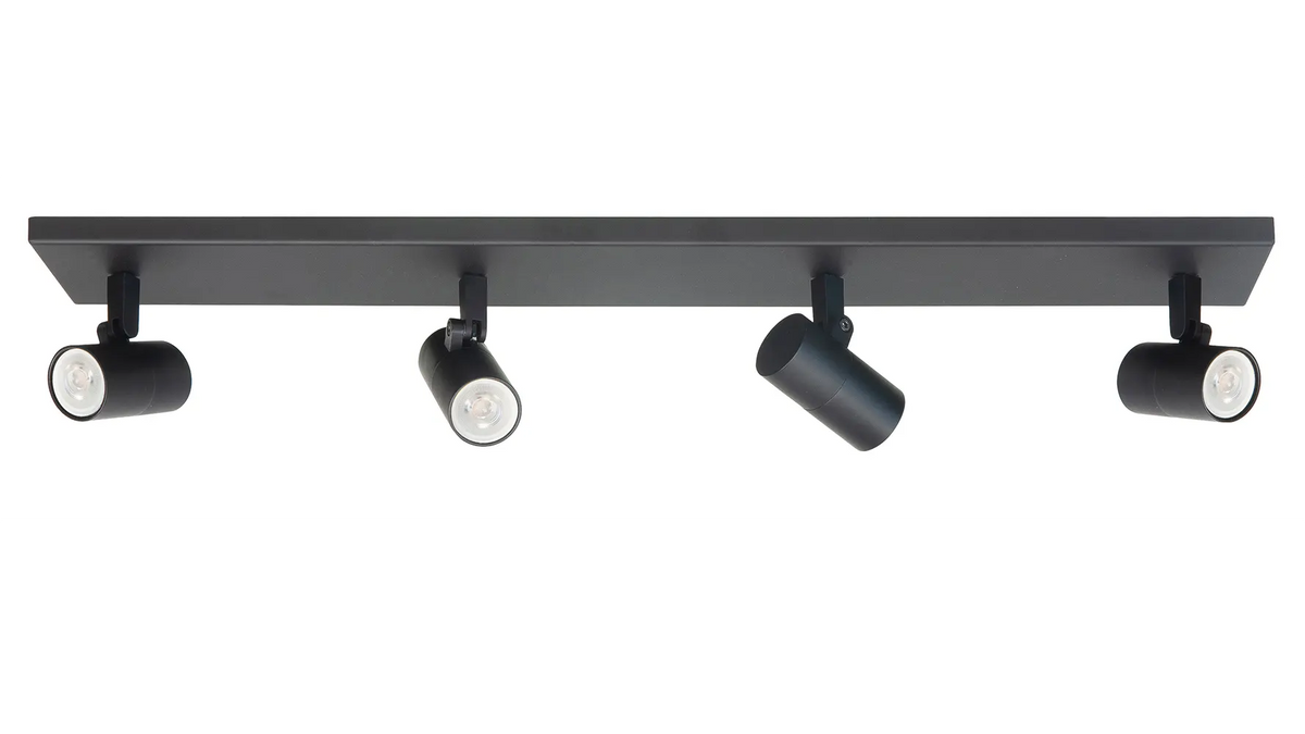 Highlight spot Picollo - 4 lichts - 65 x 11  cm - zwart