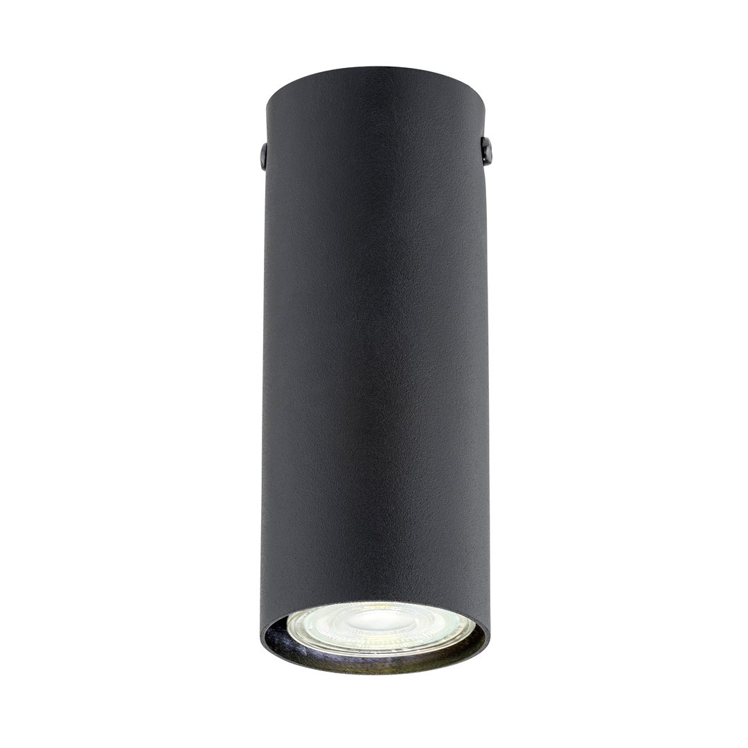 Lampa Sufitowa Tecno 1S Black Tuba Spot