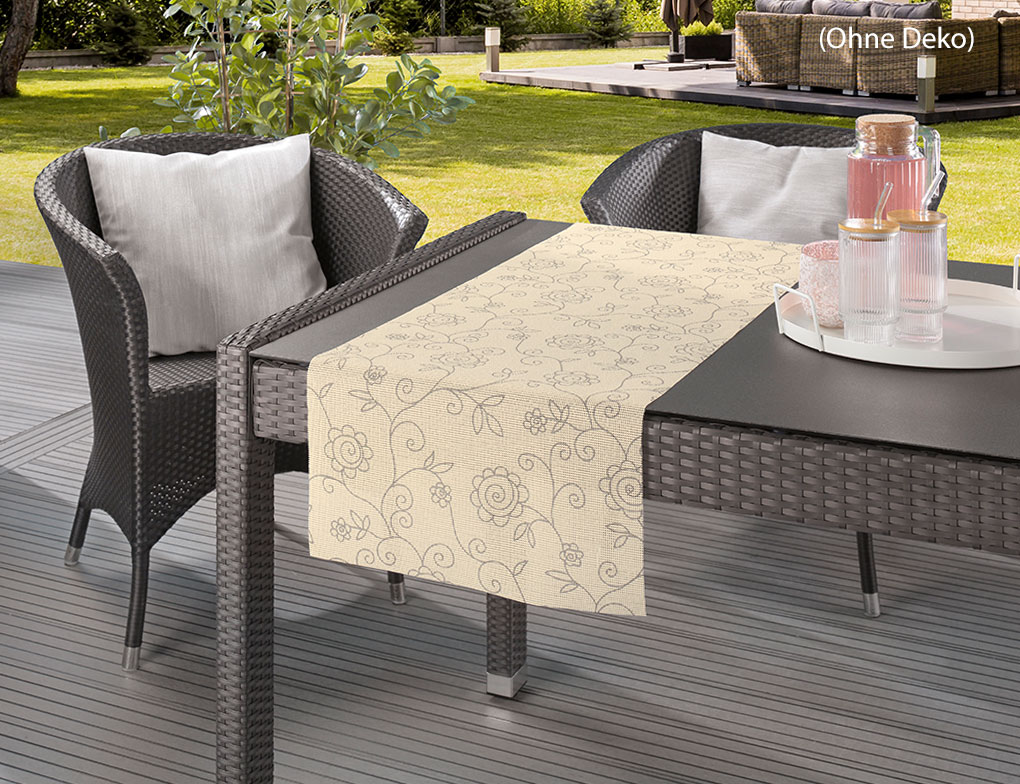Tischläufer Emden Ranke Beige 40x150cm