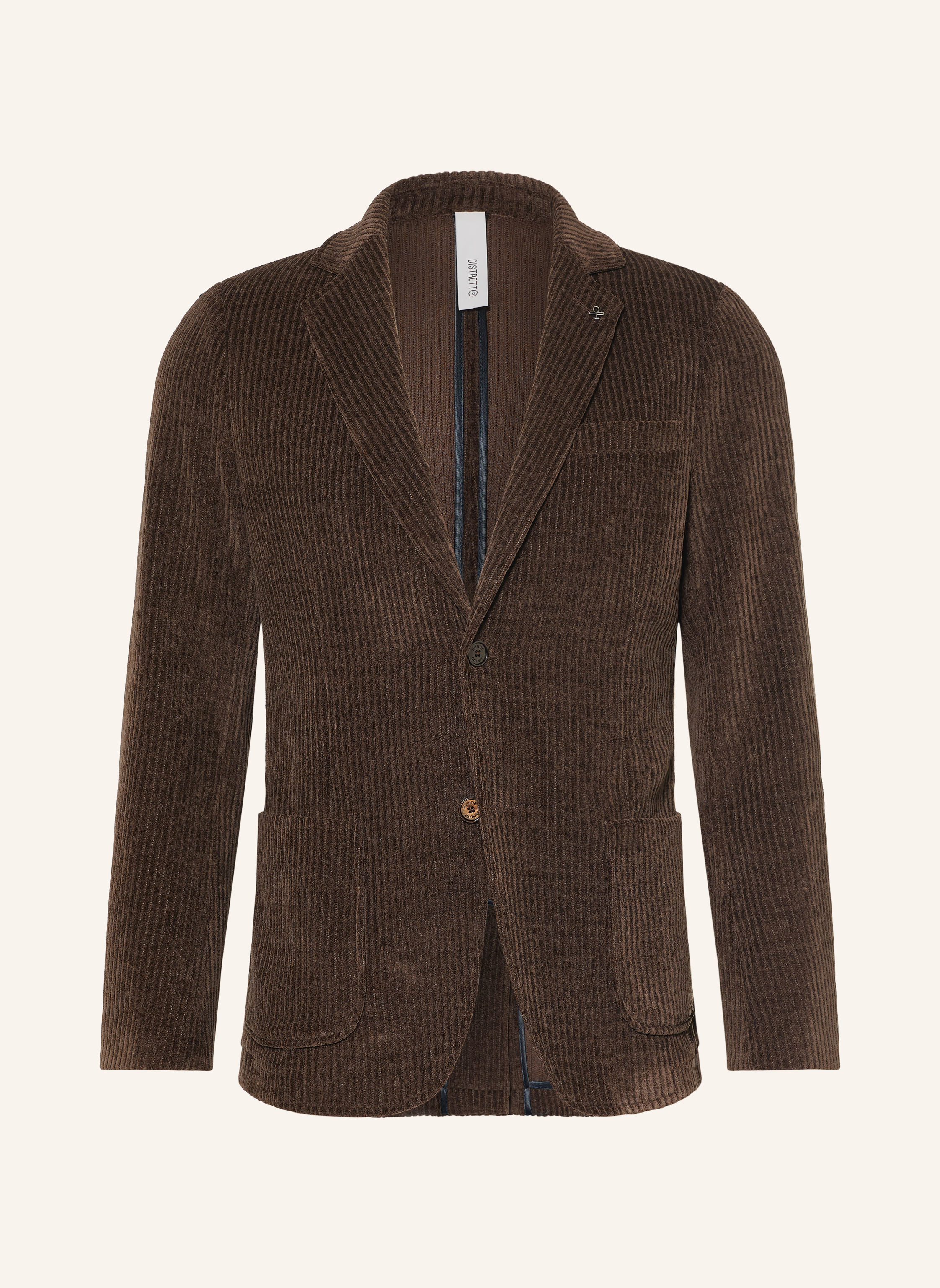 DISTRETTO 12 Anzugsakko TORINO Extra Slim Fit aus Cord