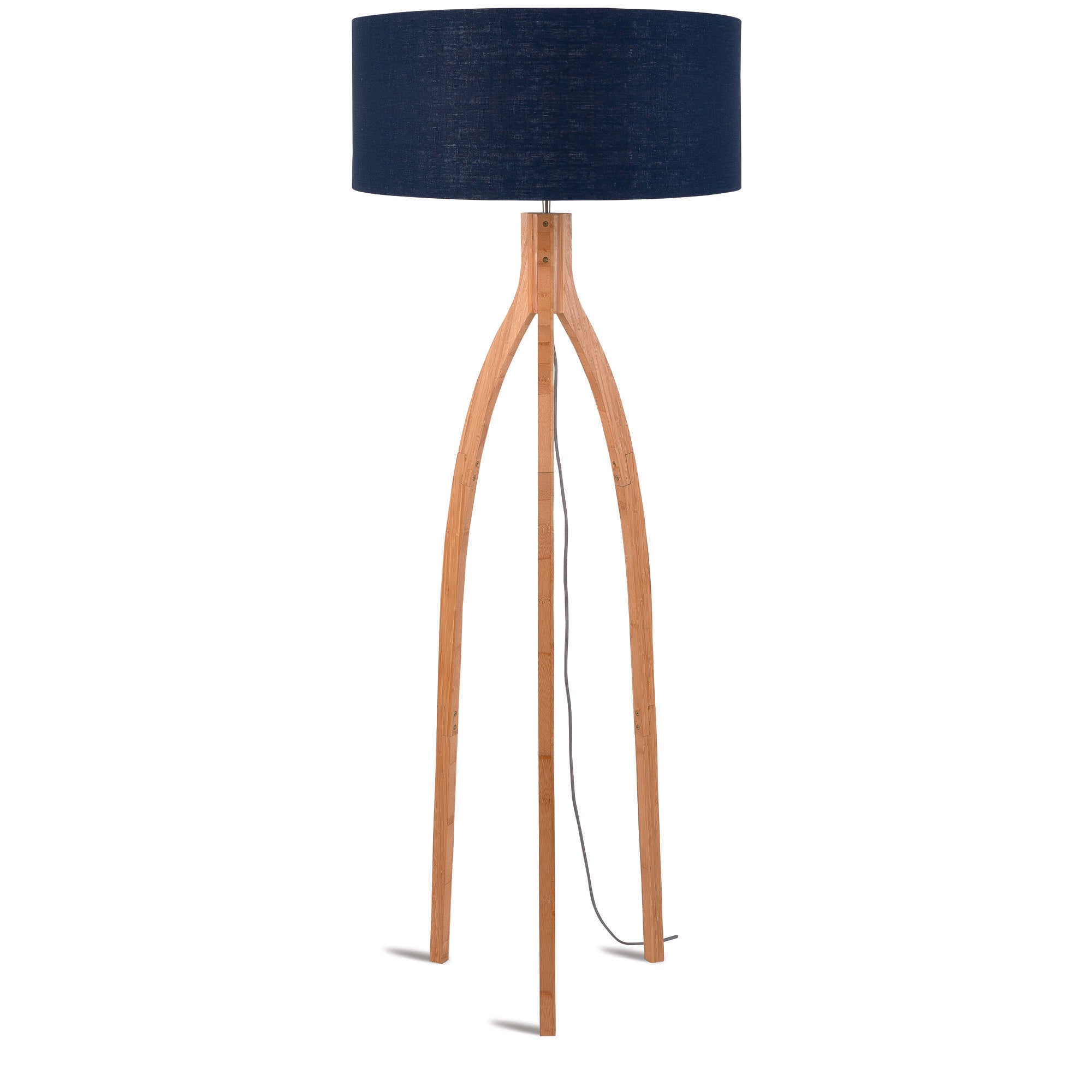 GOOD&MOJO vloerlamp Annapurna - blauw - Ø60cm