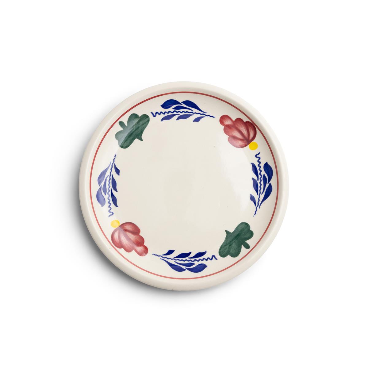 Royal Boch bord Menuet Boerenbont - set van 6 - ø16cm - keramiek