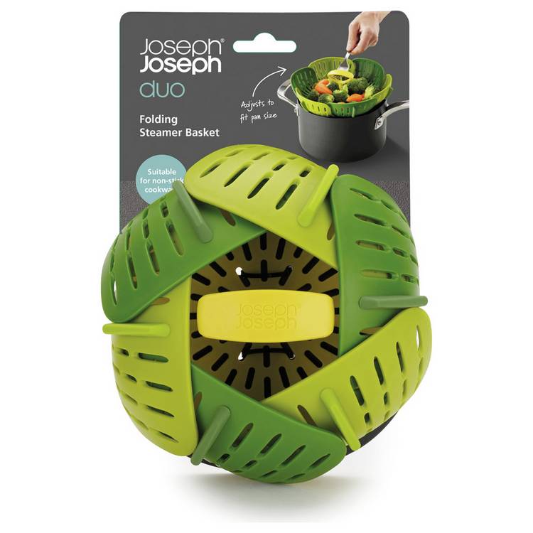 Joseph Joseph Duo Folding Steamer Basket - Green