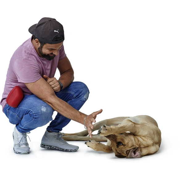 Snackbeutel »Lugo«, für Hunde, Silikon/Kunststoff, rot