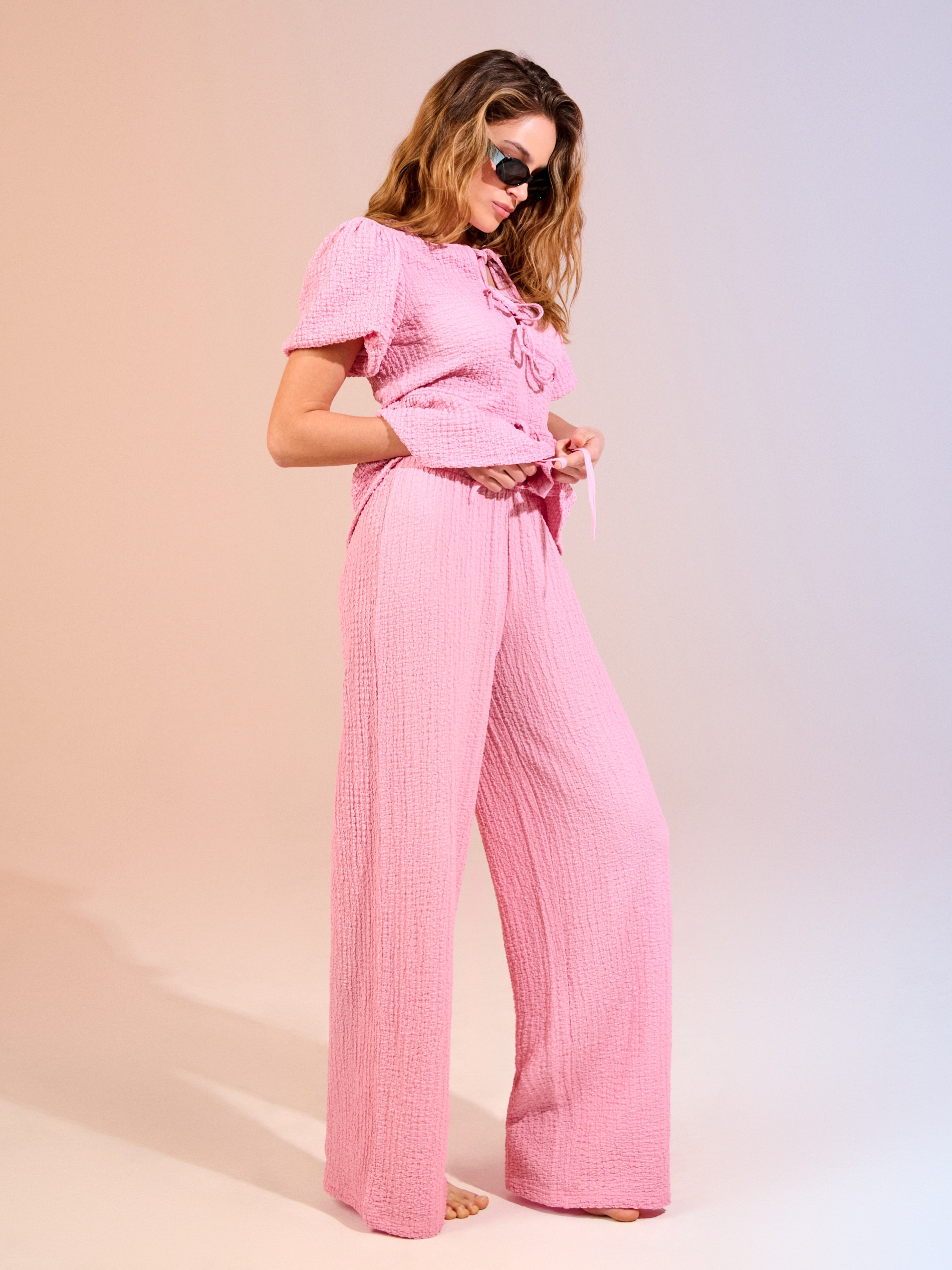 Spodnie wide leg