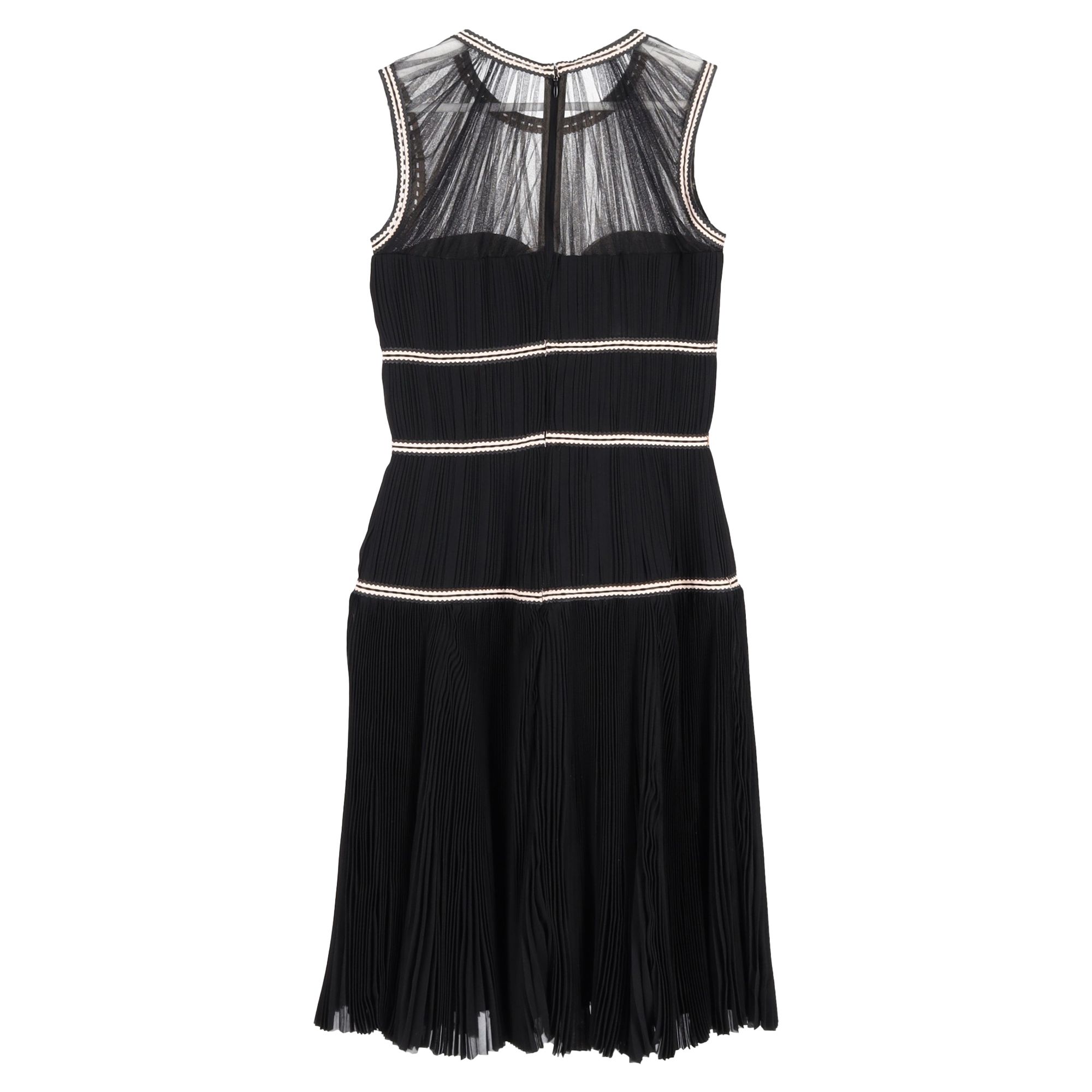 Alexander McQueen Preloved Knee-Length Dress in Black Polyamide