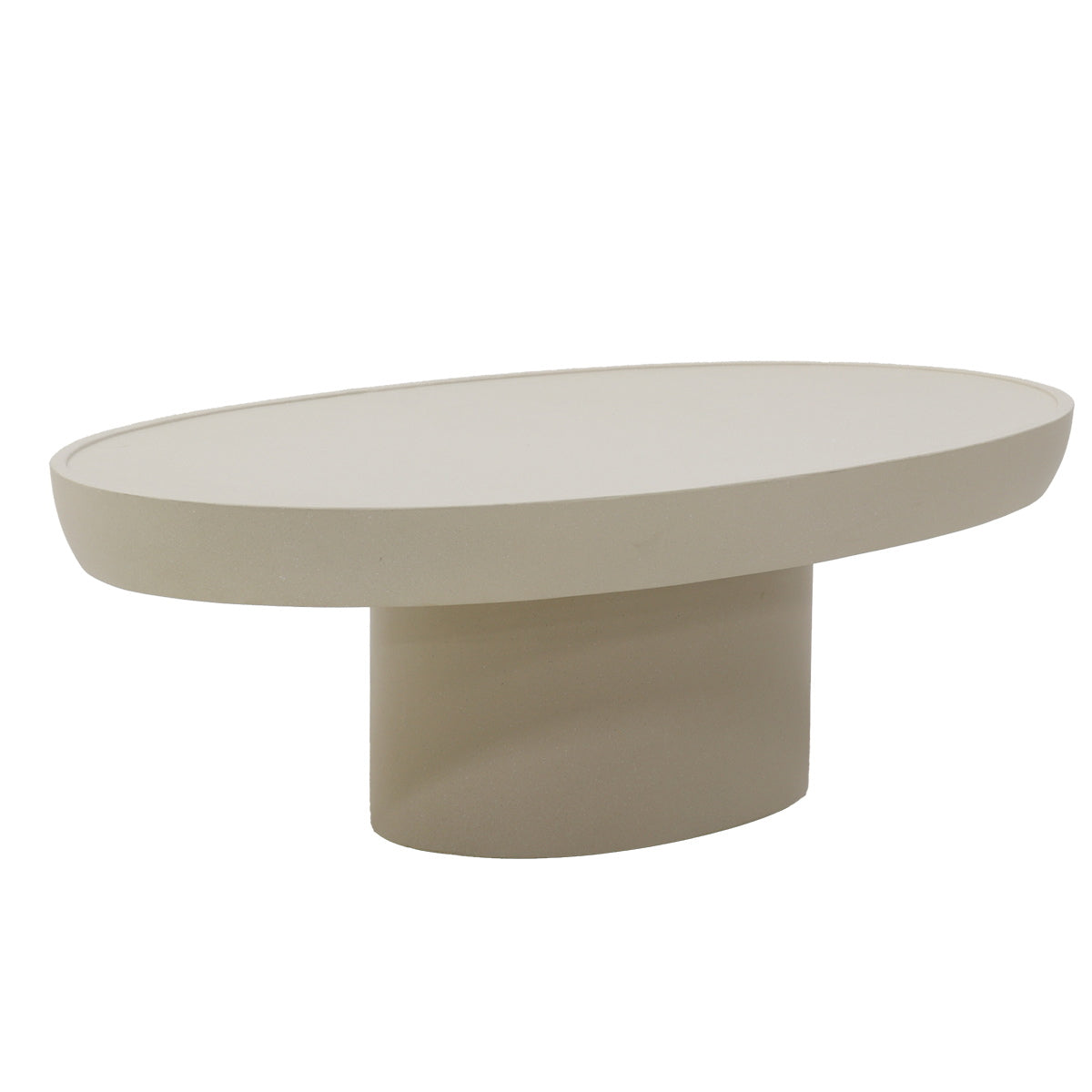 DÉJA Living Salontafel Livinia Ovaal - Beige - 120x65x39cm