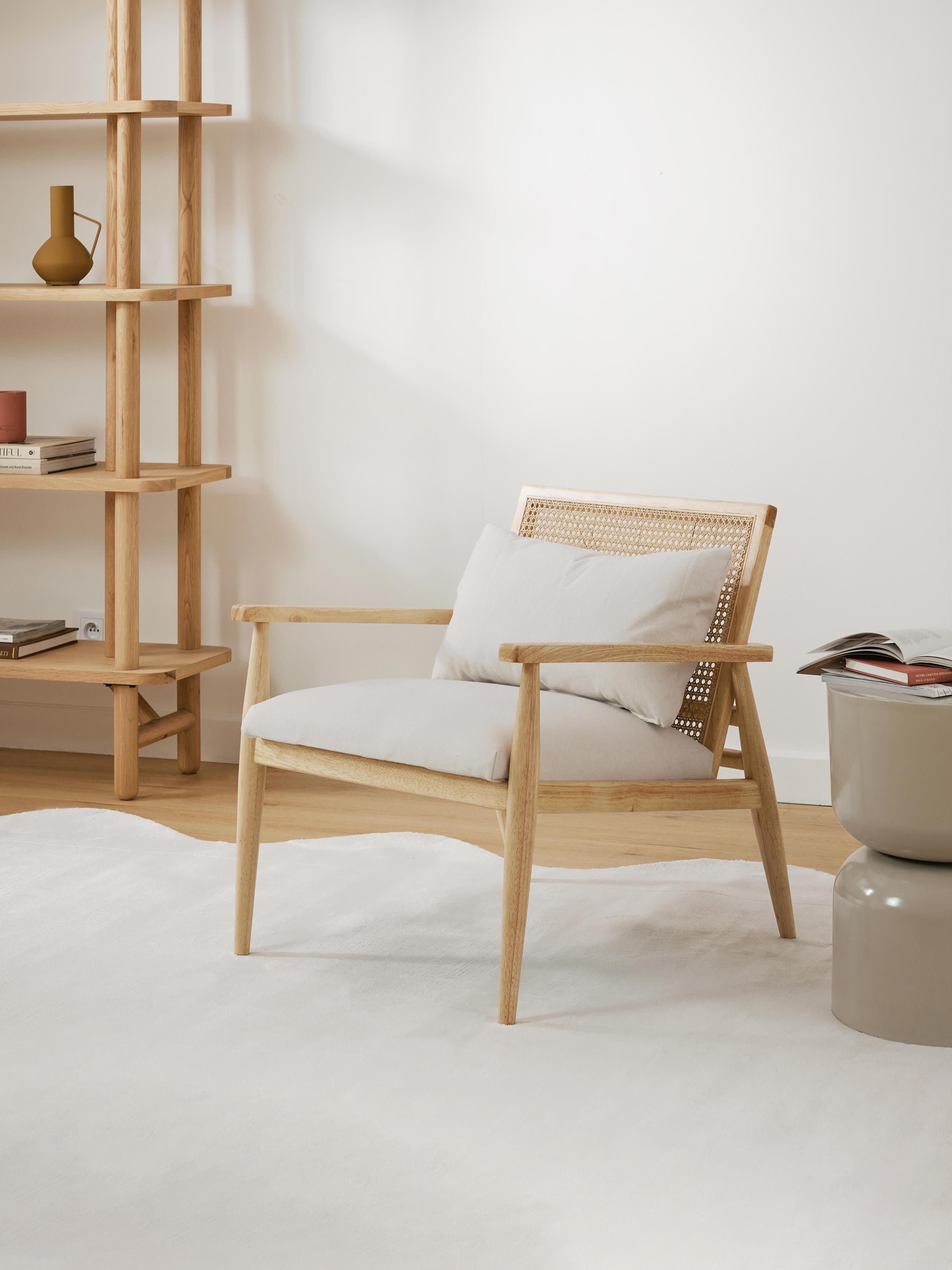 Loungesessel Manuell aus Gummibaumholz
