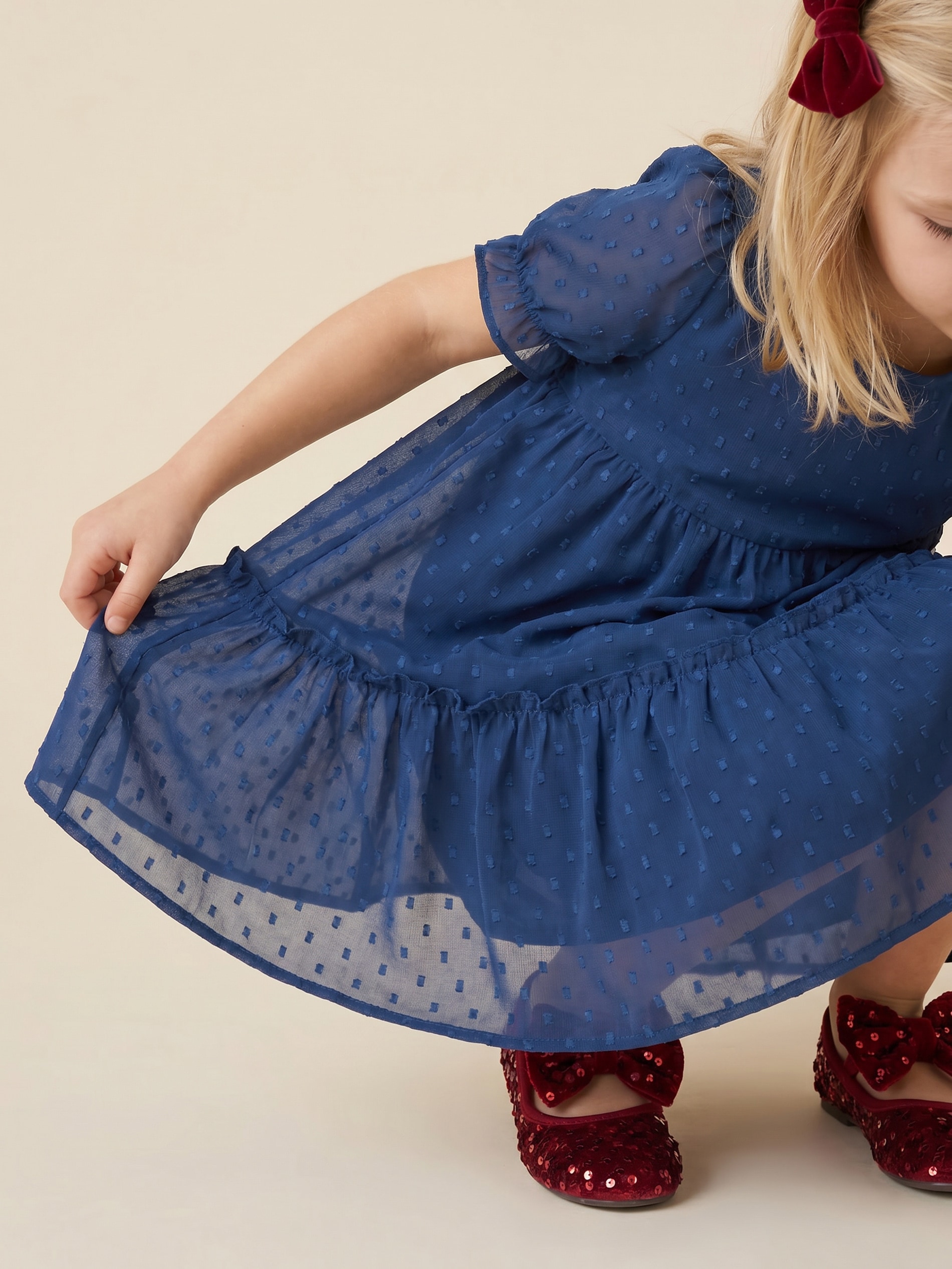 Tiulowa sukienka babydoll