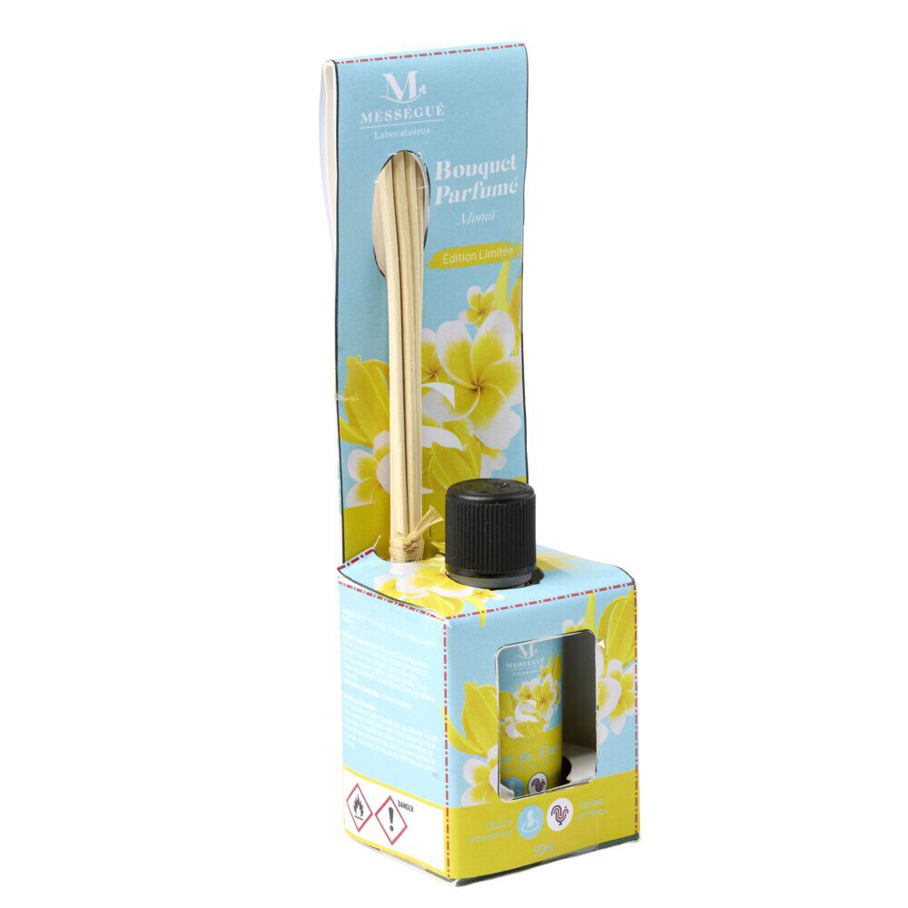 Diffuseur à bâtonnets Mességué Petit Bouquet Monoï 50ml