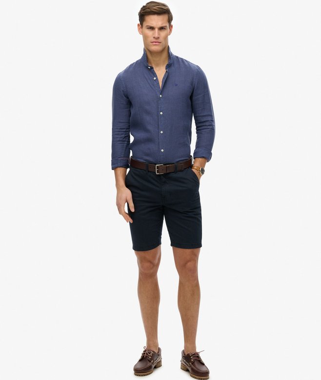 Embroidered Vacation Linen Shirt