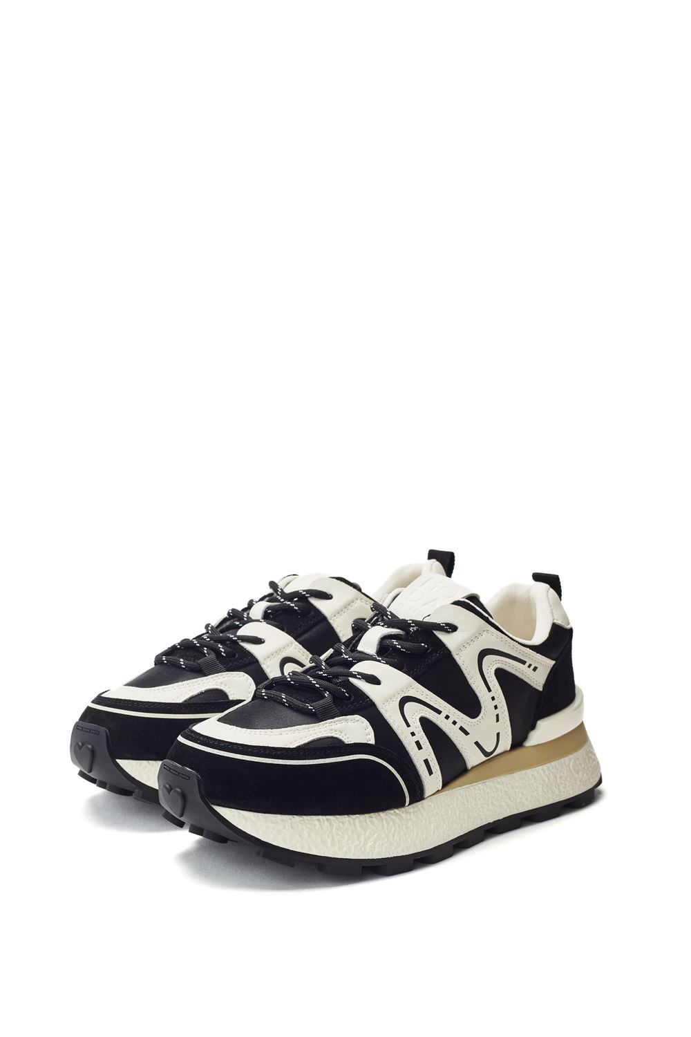 Moda In Pelle Beenie' Alcantara Chunky Trainers