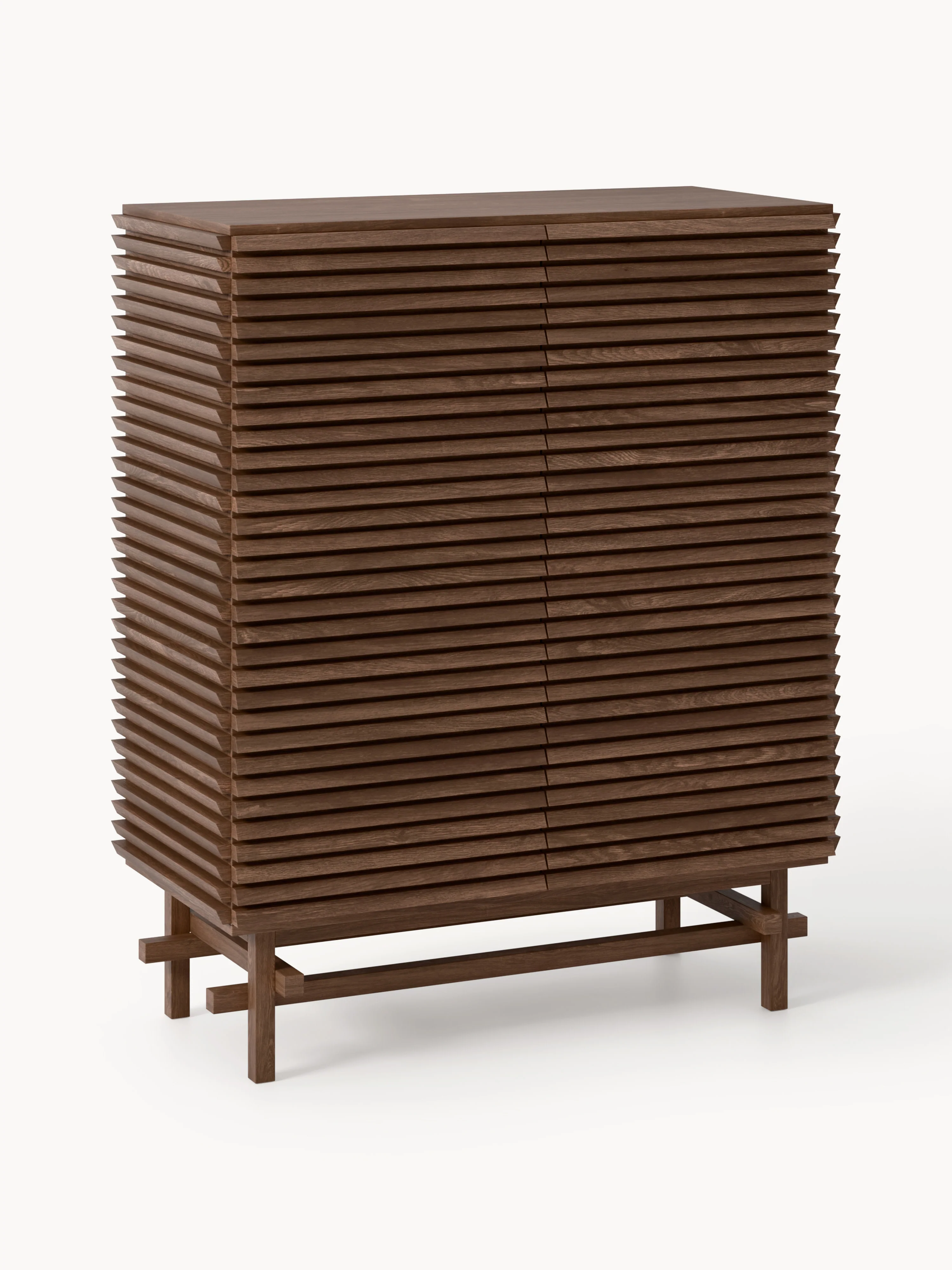 Highboard Pierce aus Eichenholz
