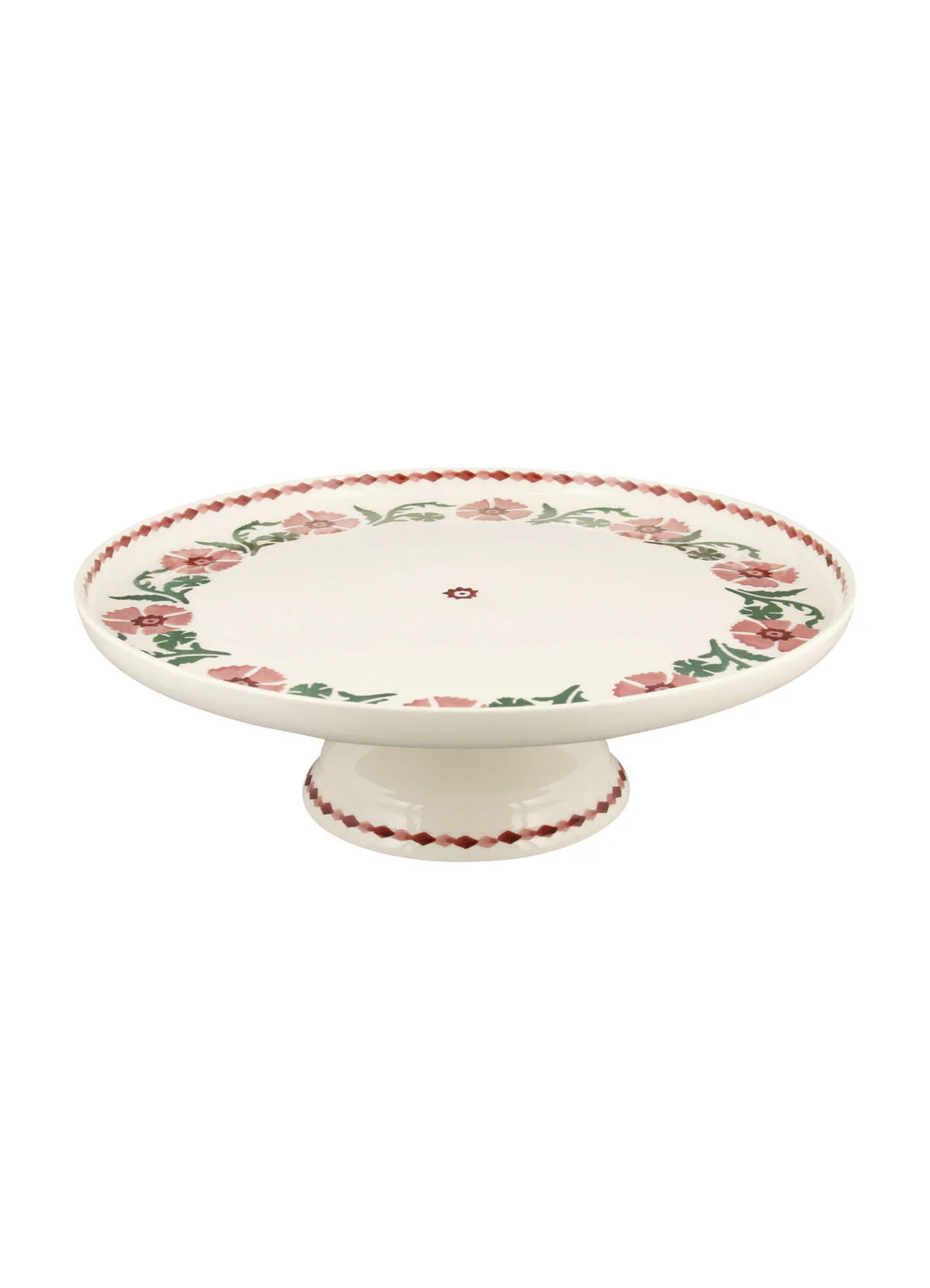 Pink Carnation Large Cake Stand