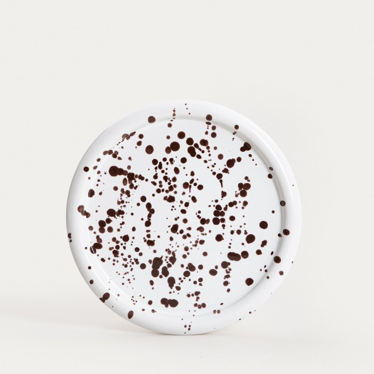 Talerz WILORA obiadowy nakrapiany brązowy 26 cm