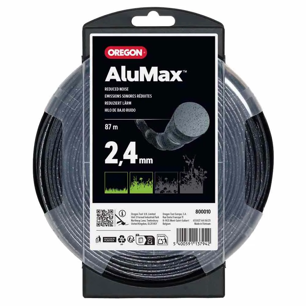Oregon 800010 Nylium Silent 2.4 mm x 87 m Trimmer Line