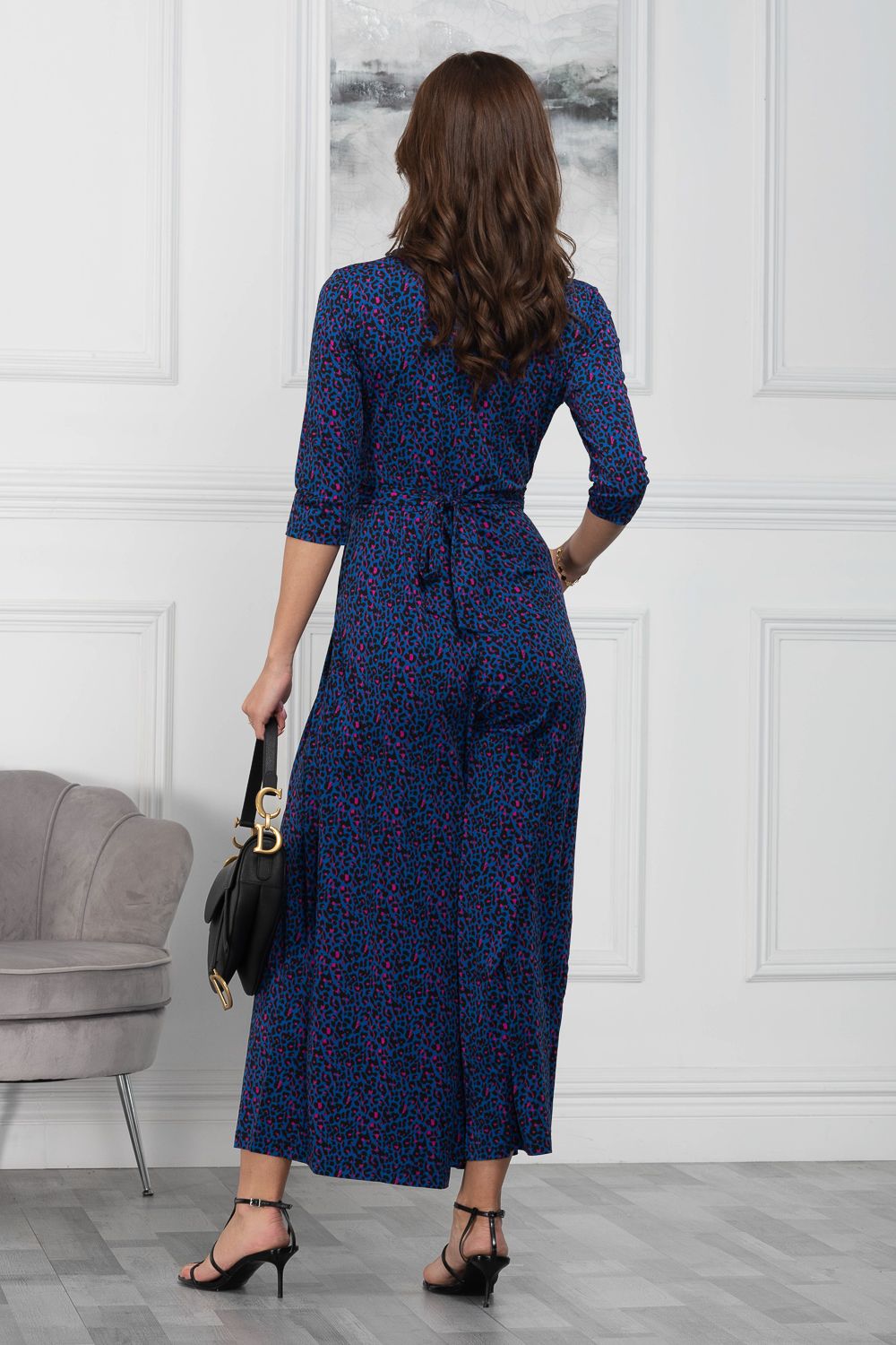 Jolie Moi Giselle Wrap Front Jumpsuit